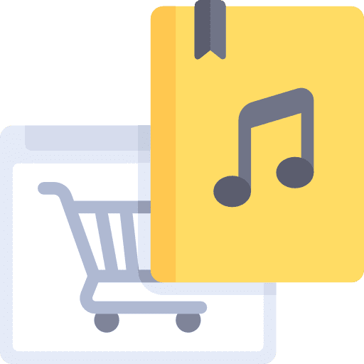 Shopping cart online shop commerce and shopping commerce icon
