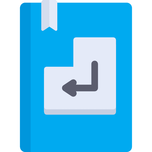 Tutorial enter key education icon