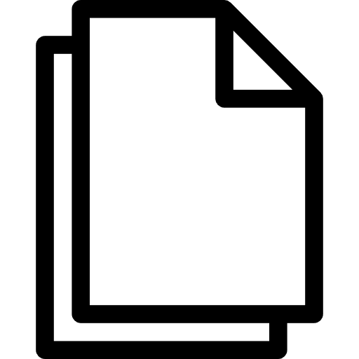 Copy files and folders archive document icon