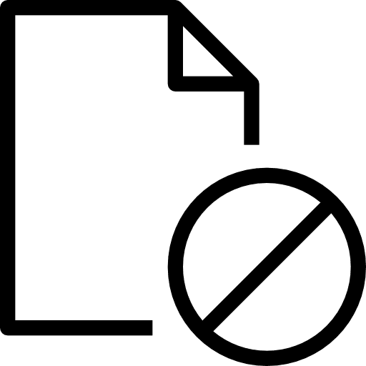 Delete delete document files and folders icon