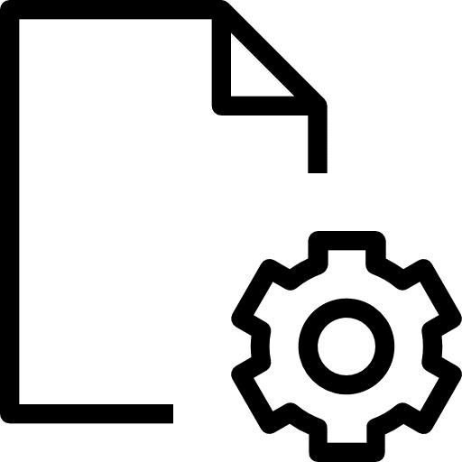 File document archive file icon