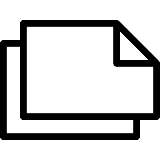 File document interface file icon