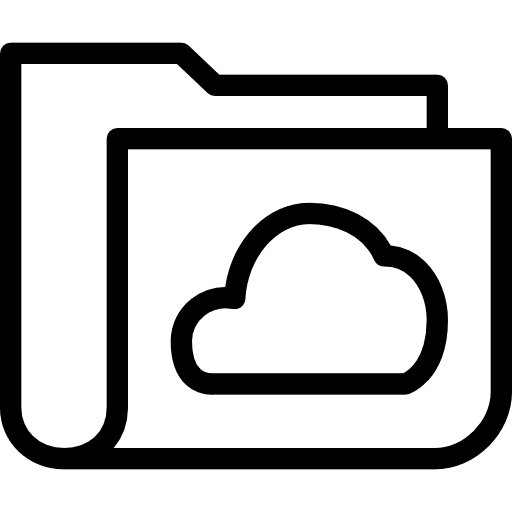 Folder files and folders storage folder icon