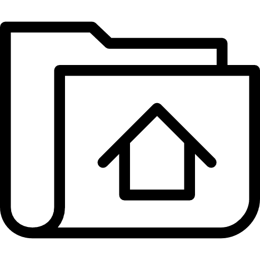 Folder home file storage folder icon