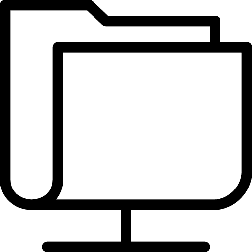 Folder office material network files and folders icon