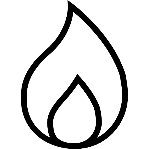 Fire miscellaneous burn danger icon