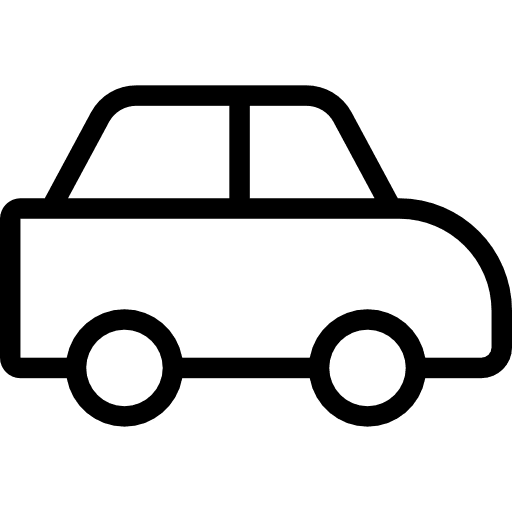 Car automobile car transport icon