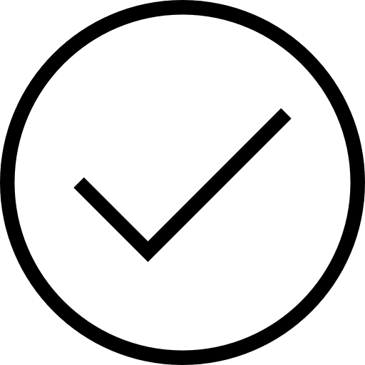 Check available tick success icon