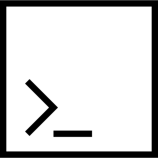 Coding code line sign icon