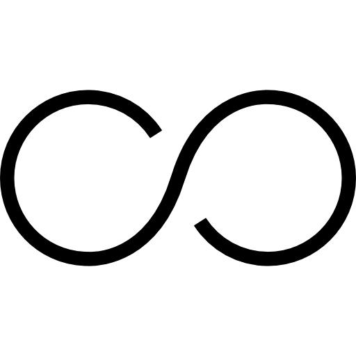 Infinity everything endless maths icon