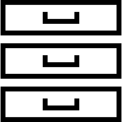 Cabinet cabinet storage file icon