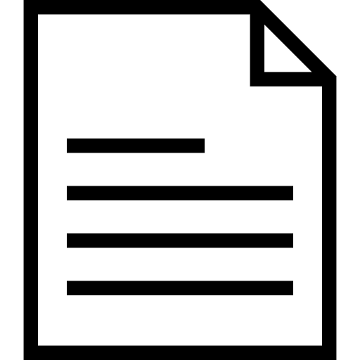 File interface document file icon