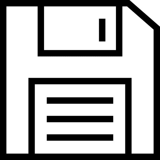 Floppy disk interface electronics diskette icon