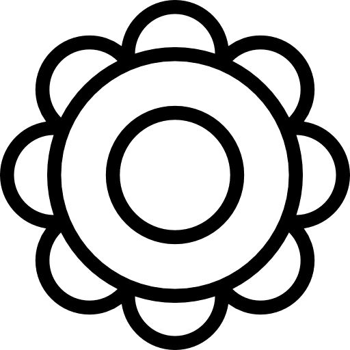 Flower nature blossom flower icon