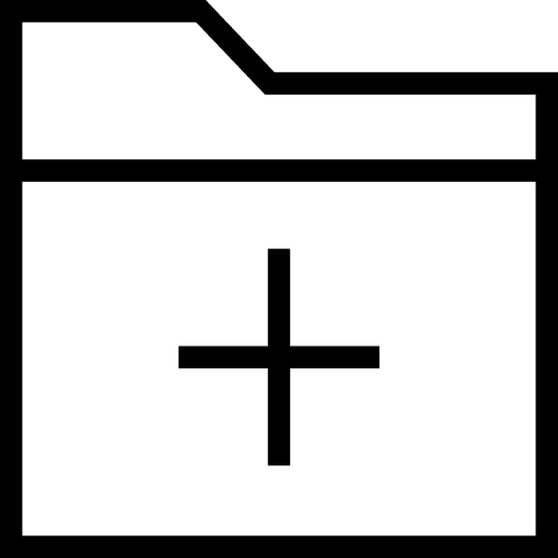 Folder data storage interface office material icon