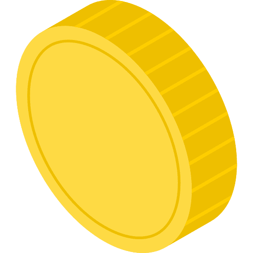 Coin currency money cash icon
