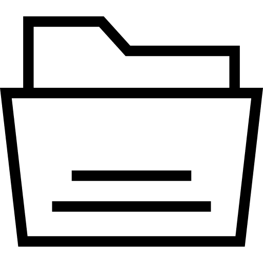 Folder data storage file storage interface icon