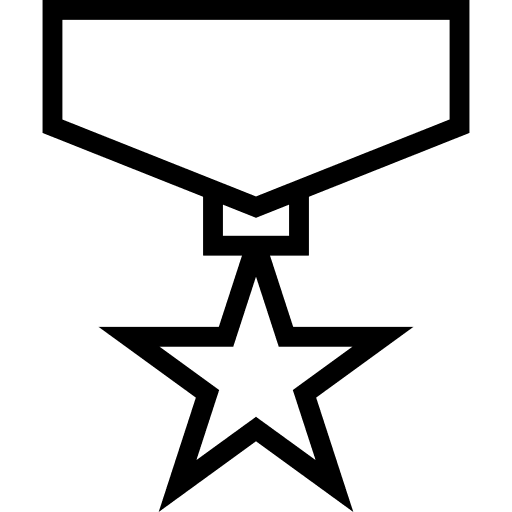 Medal award sports and competition medal icon