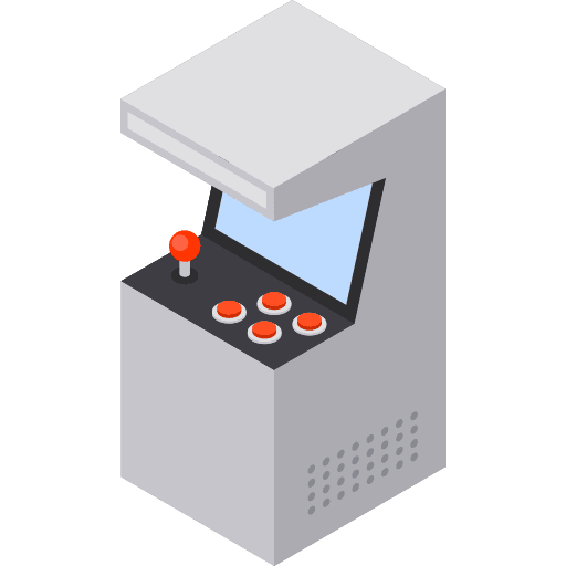 Arcade gaming game console electronic icon