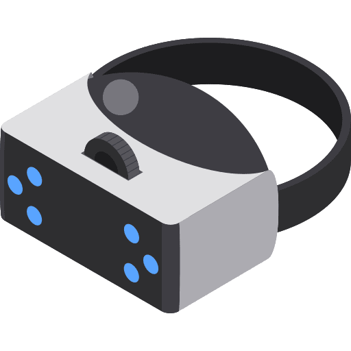 Augmented reality electronic virtual reality electronics icon