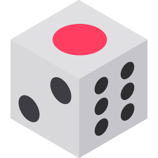Dice dice gambling casino icon
