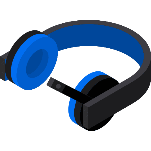 Headphones electronics headphones audio icon
