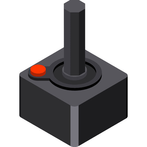 Joystick multimedia technology video game icon