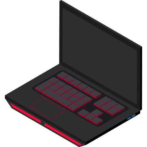 Laptop computing electronic technology icon