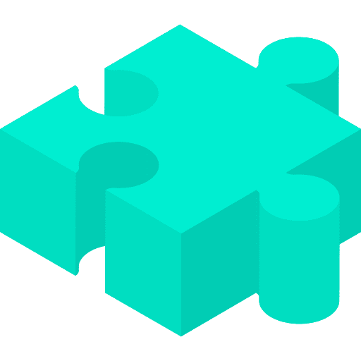 Puzzle puzzle gaming seo and web icon