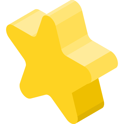 Star shapes favorite signs icon