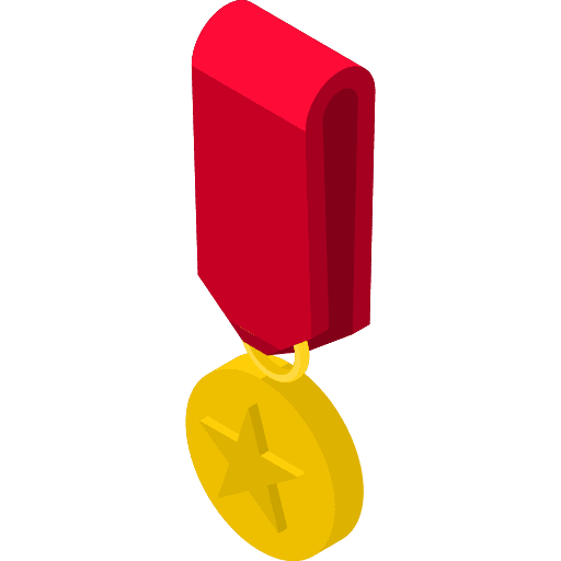 Medal winner sports and competition medal icon