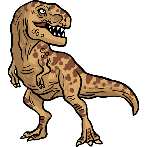 Tyrannosaurus rex wild life tyrannosaurus rex extinct icon