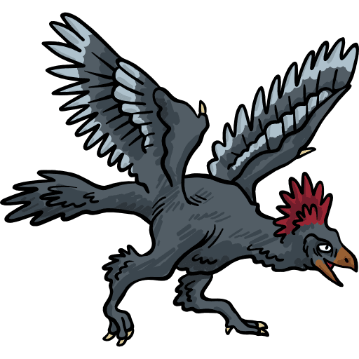 Anchiornis wild life extinct dinosaur icon