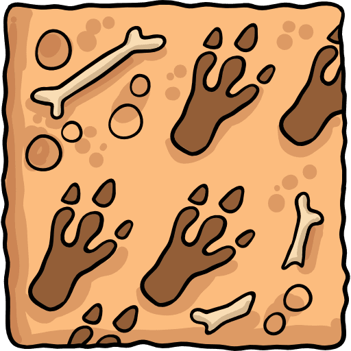 Footprints dinosaur monuments footprints icon