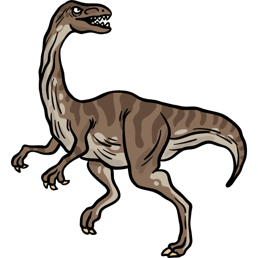 Gallimimus extinct dinosaur gallimimus icon