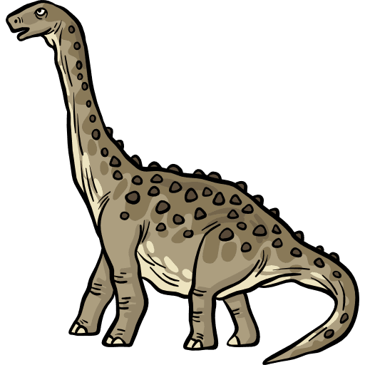 Saltasaurus wild life animals dinosaur icon