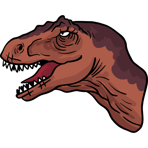 Allosaurus extinct dinosaur allosaurus icon