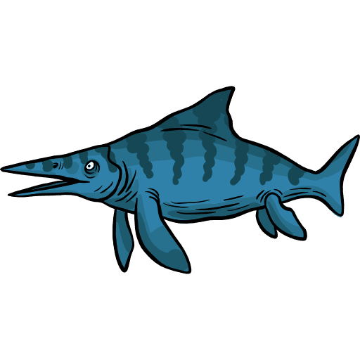 Ichthyosaurus animals ichthyosaurus wild life icon