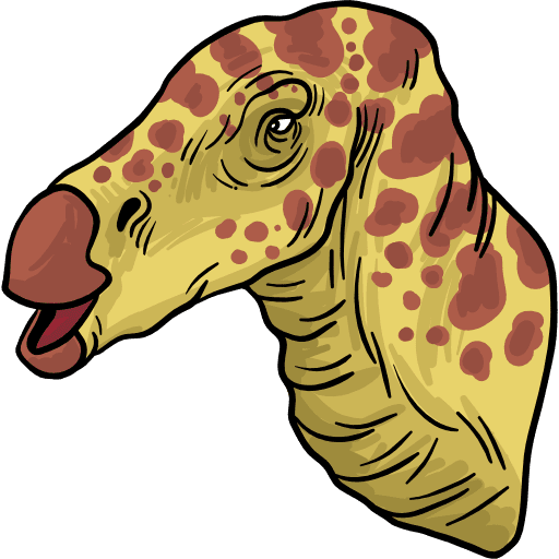 Iguanodon animals wild life extinct icon