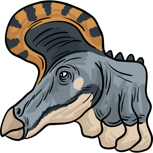 Lambeosaurus animals extinct dinosaur icon