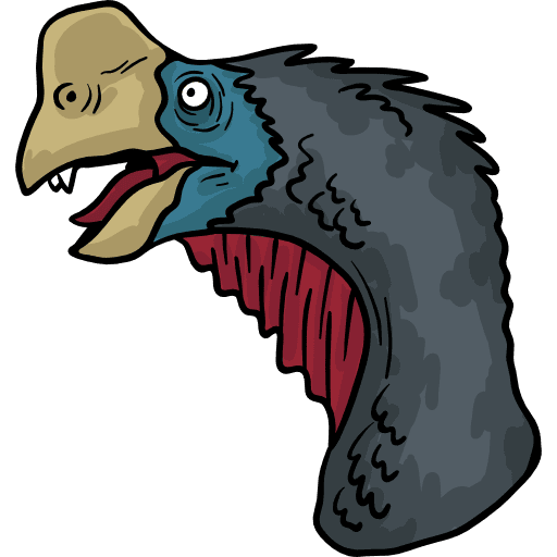 Citipati wild life animals dinosaur icon