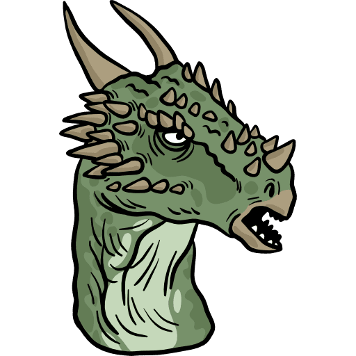 Dracorex dinosaur extinct animals icon