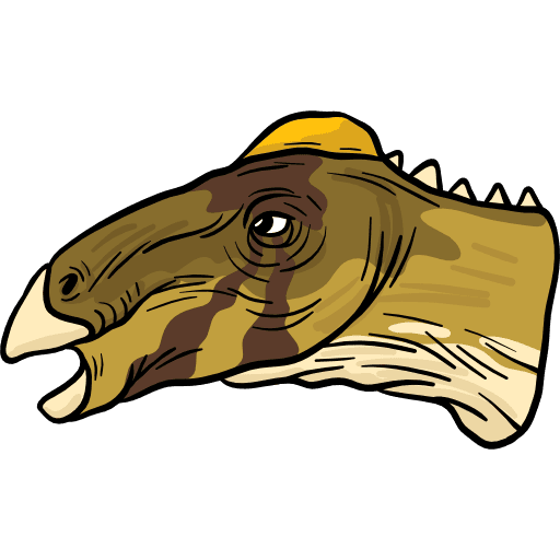 Edmontosaurus dinosaur animals extinct icon
