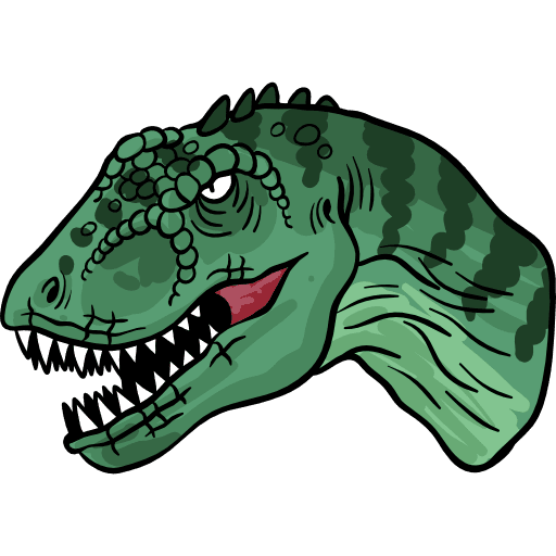 Tyrannosaurus rex animals dinosaur extinct icon