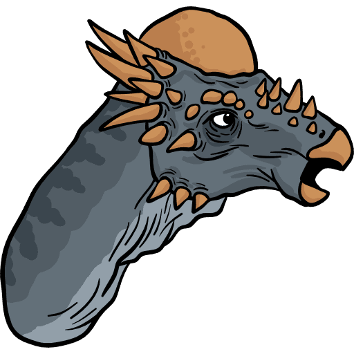 Stygimoloch dinosaur animals extinct icon
