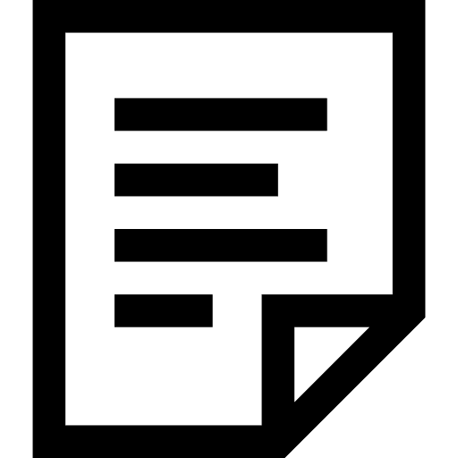 Document files and folders file interface icon