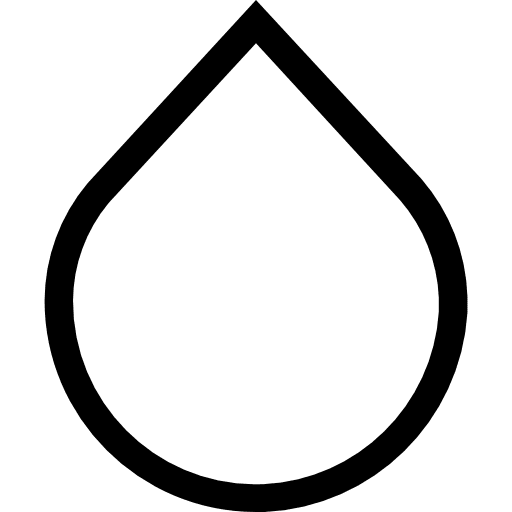 Water drop raindrop shapes and symbols water icon