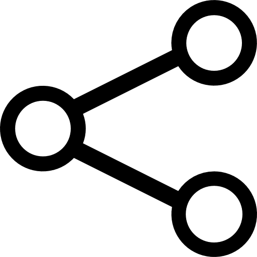 Share social network share circles icon