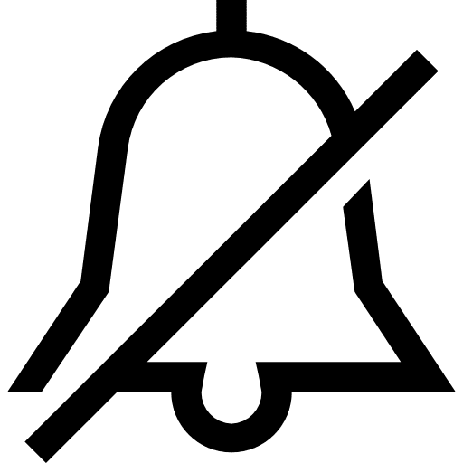 Bell alarm musical instrument alert icon