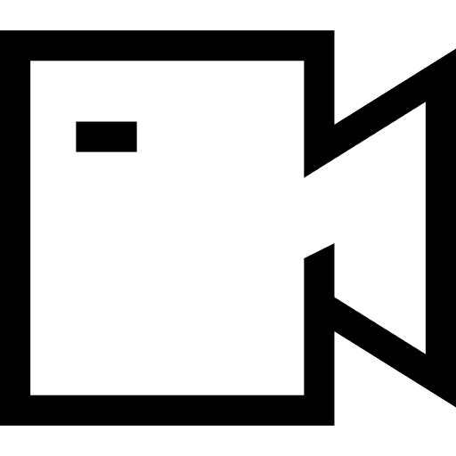 Video camera video camera technology outline icon